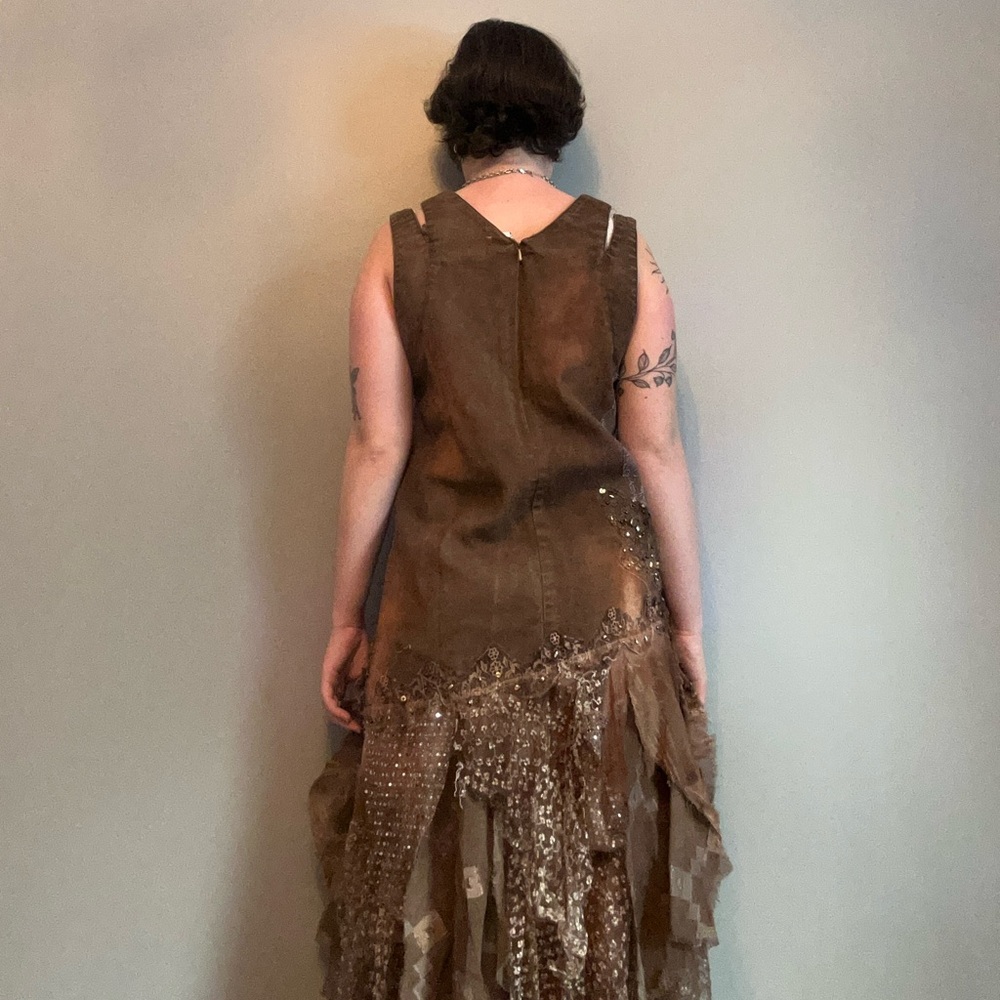 Fairy Whimsigoth asymmetric applique dress - Picture 7 of 15